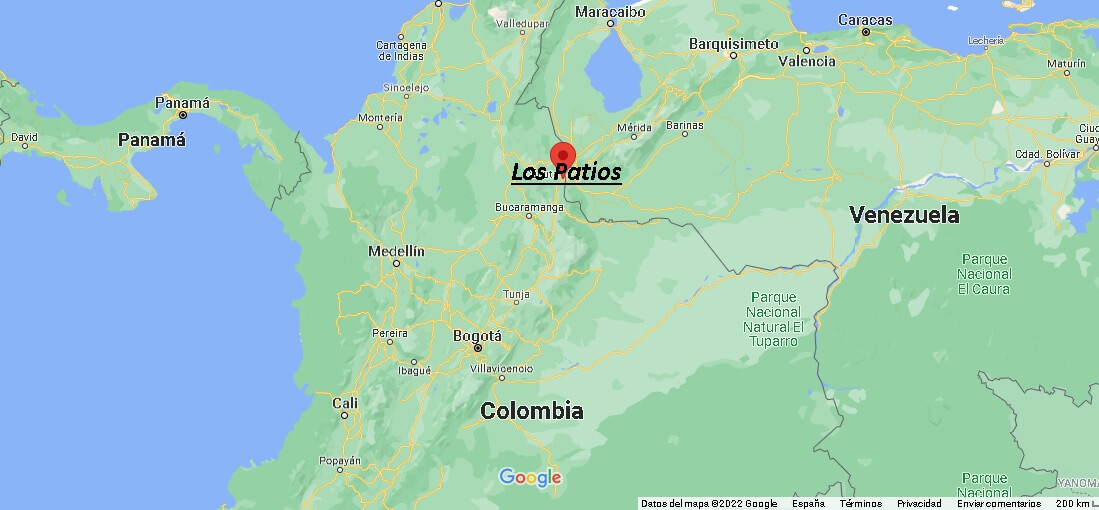 Dónde está Los Patios Colombia Mapa Los Patios Dónde está la ciudad