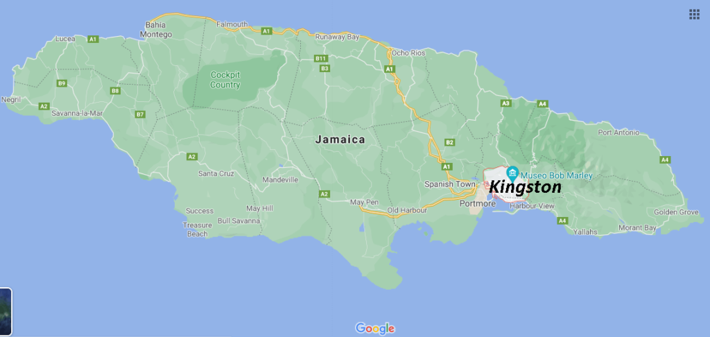 ¿Cuál es el nombre de la capital de Jamaica