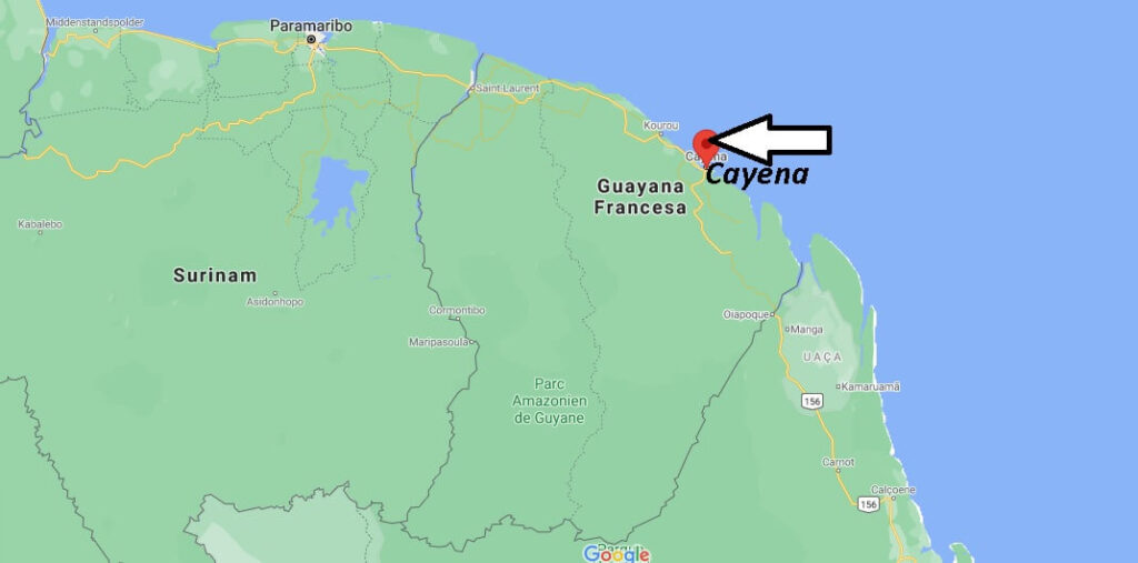 ¿Cuál es el país de la capital de Cayena