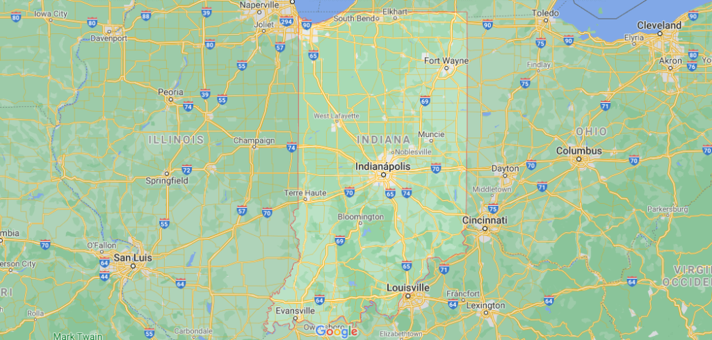 ¿Cuál es la capital del estado de Indiana
