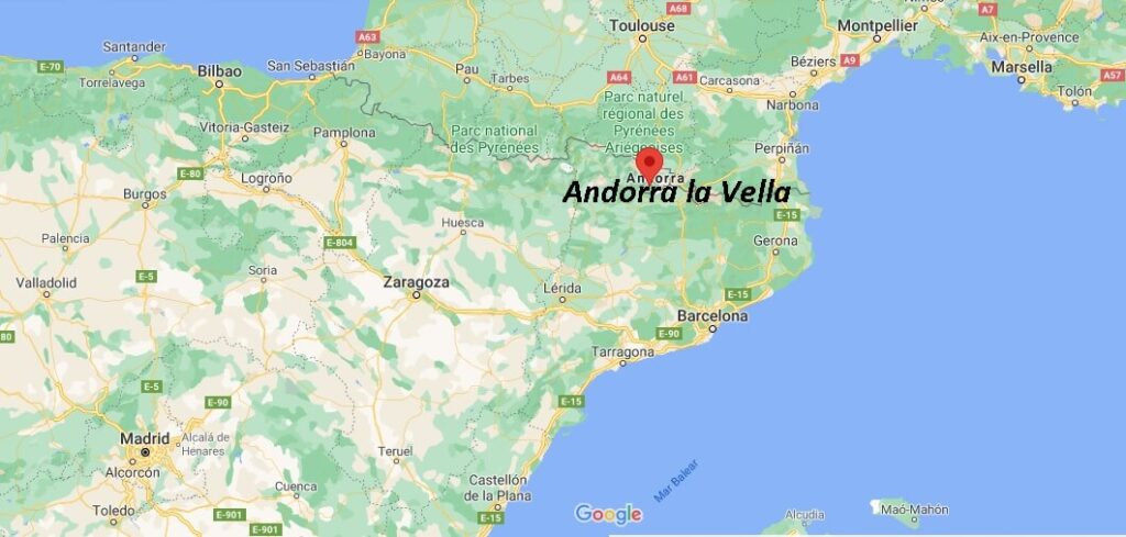 ¿Dónde está Andorra la Vella