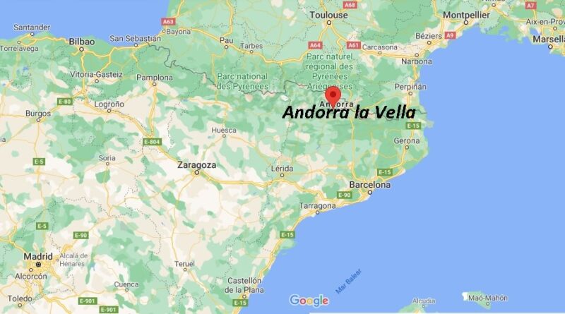¿Dónde está Andorra la Vella