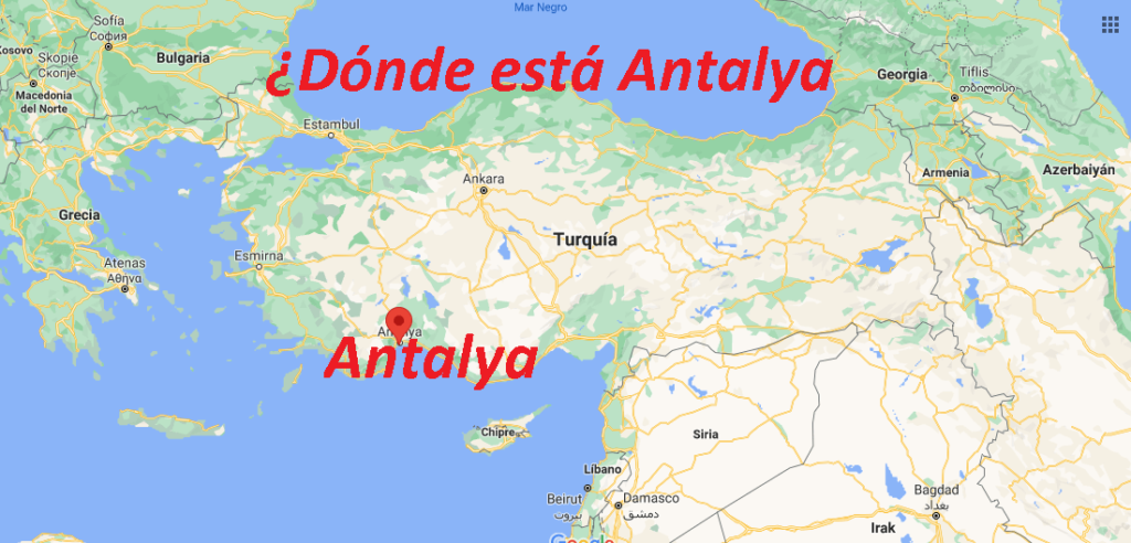 ¿Dónde está Antalya
