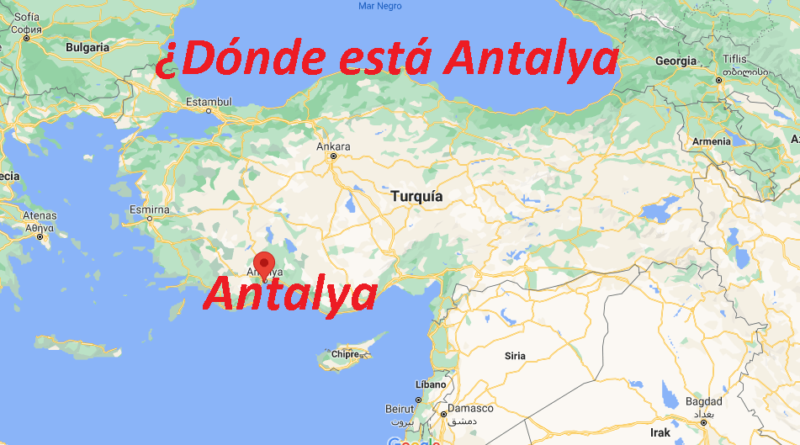 ¿Dónde está Antalya