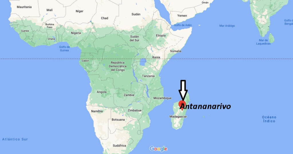 ¿Dónde está Antananarivo