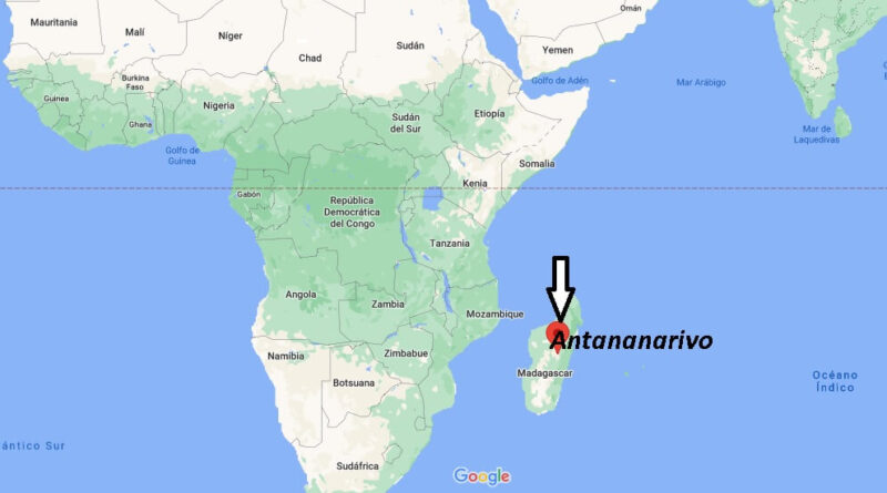 ¿Dónde está Antananarivo