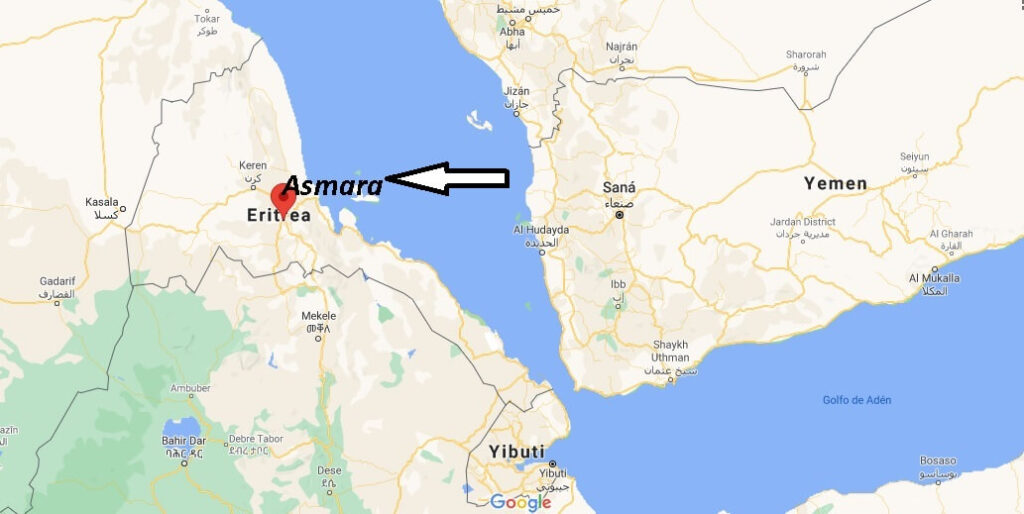 ¿Dónde está Asmara