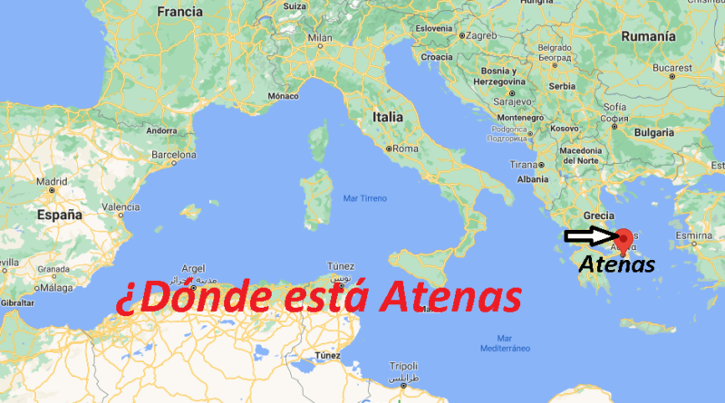 ¿Dónde está Atenas