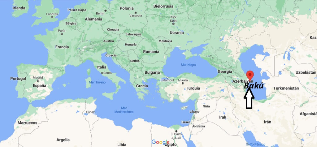 ¿Dónde está Bakú