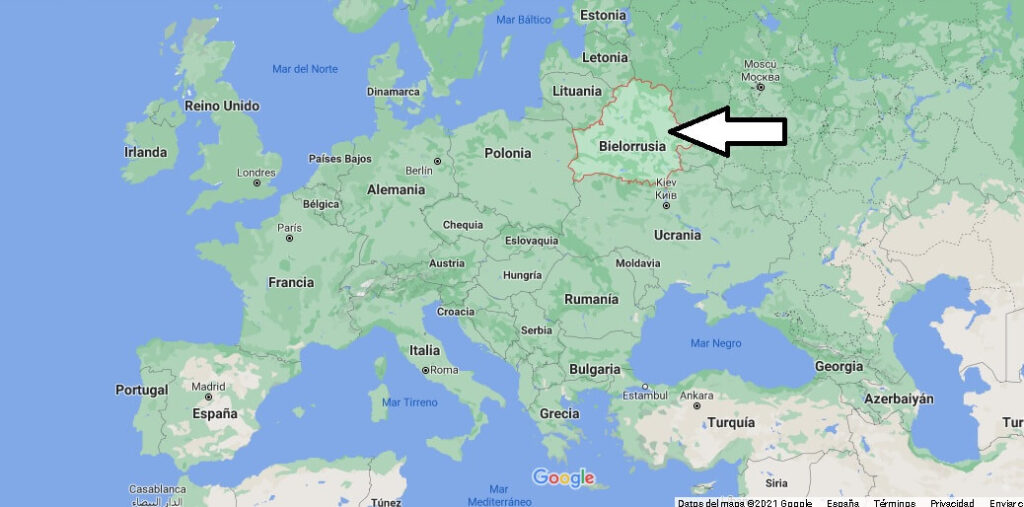 ¿Dónde está Bielorrusia