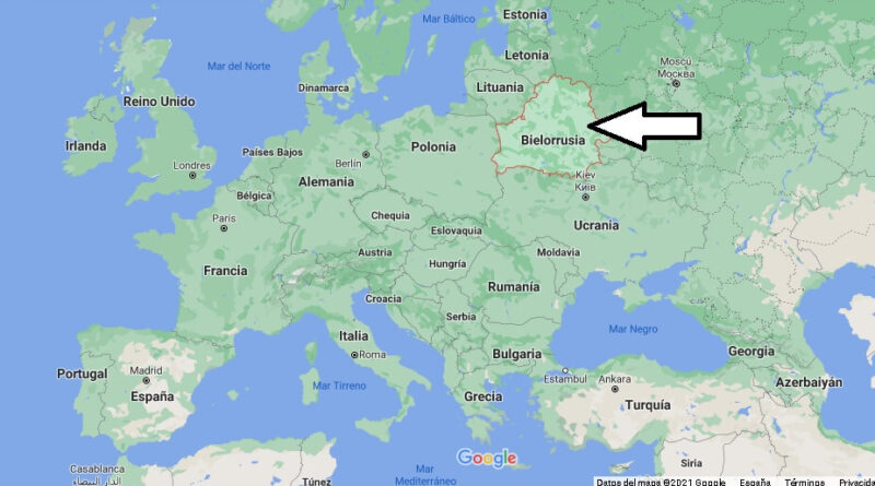 ¿Dónde está Bielorrusia