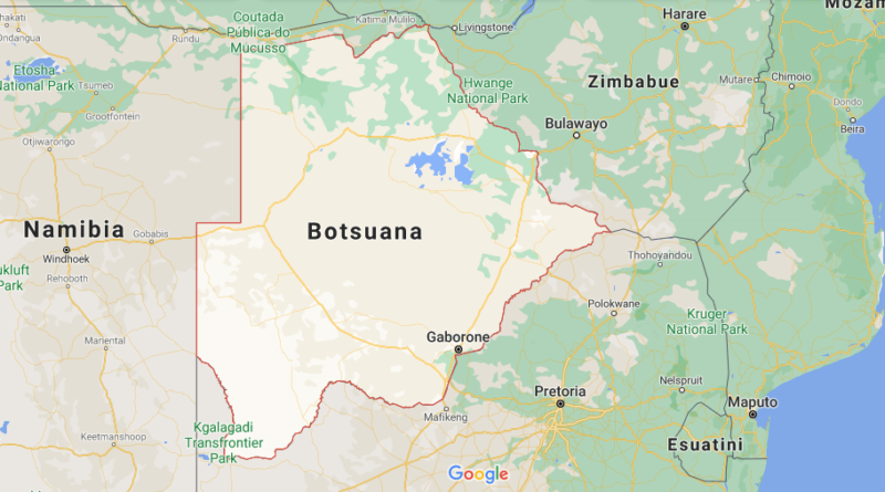 ¿Dónde está Botsuana