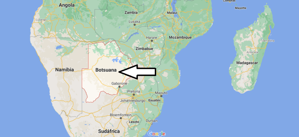 ¿Dónde está Botswana