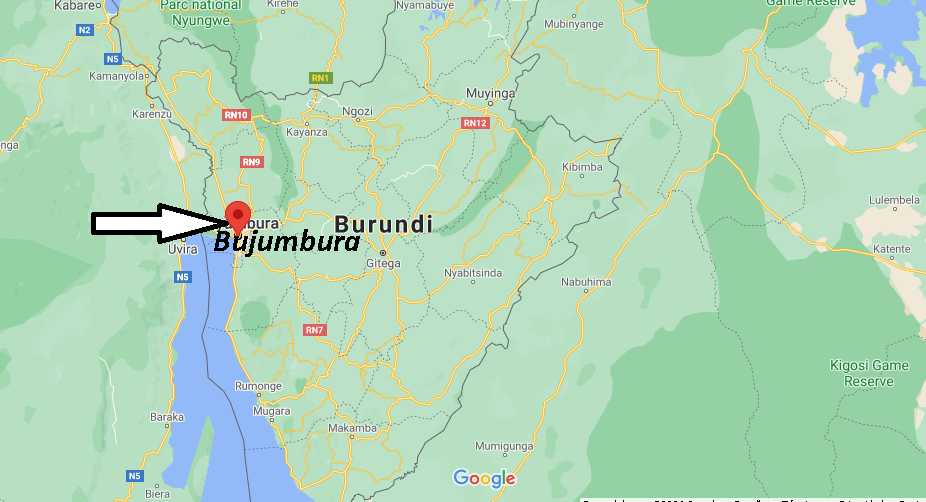 ¿Dónde está Bujumbura
