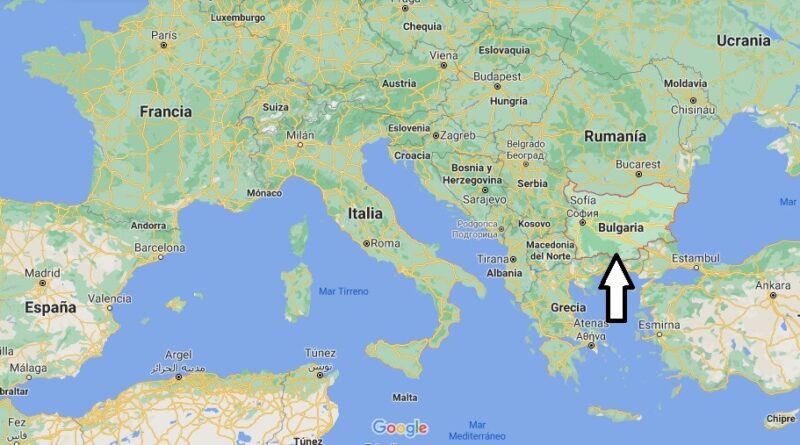 ¿Dónde está Bulgaria