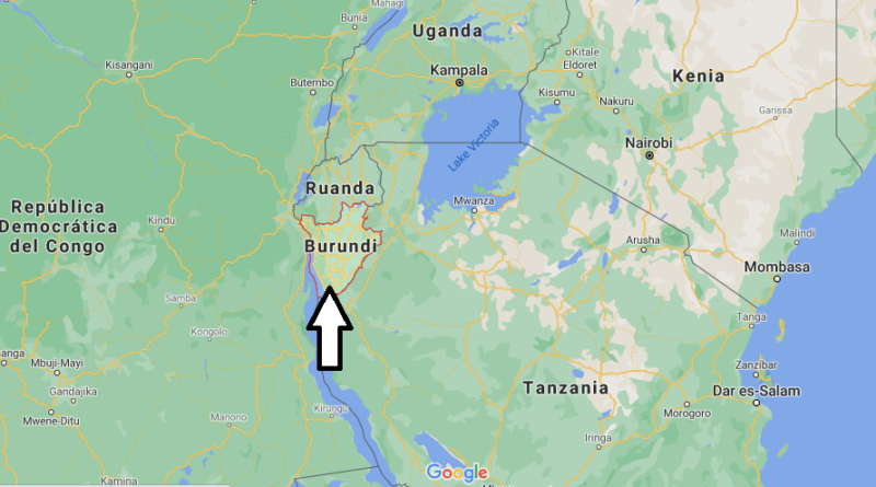 ¿Dónde está Burundi