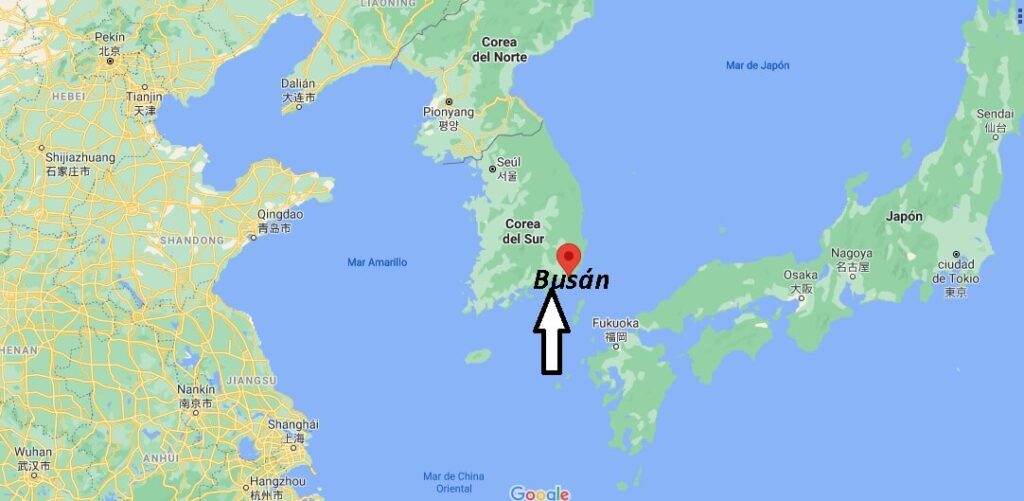 ¿Dónde está Busán