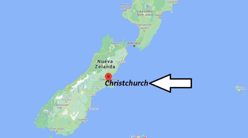 ¿Dónde está Christchurch