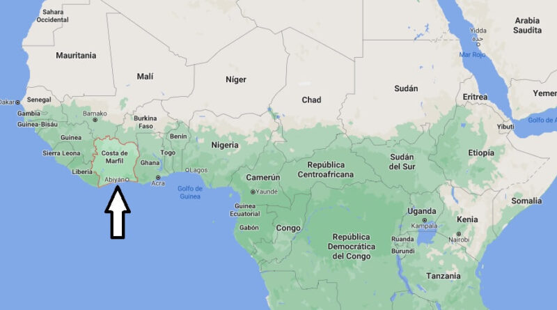 ¿Dónde está Costa de Marfil