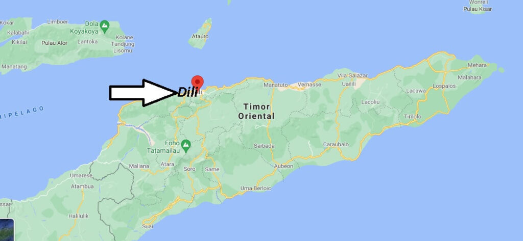 ¿Dónde está Dili