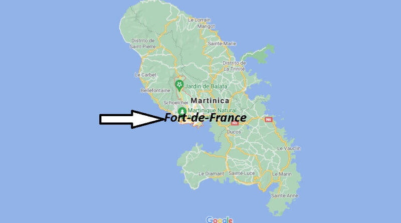 ¿Dónde está Fort-de-France