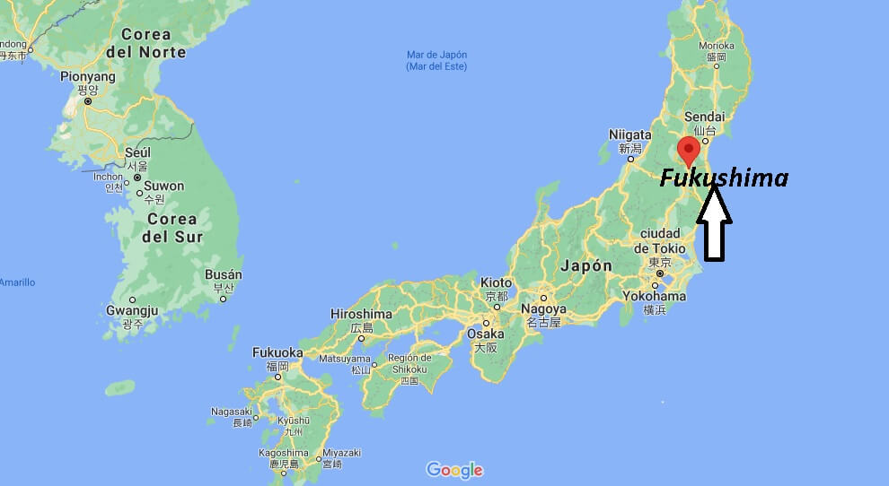 ¿Dónde está Fukushima