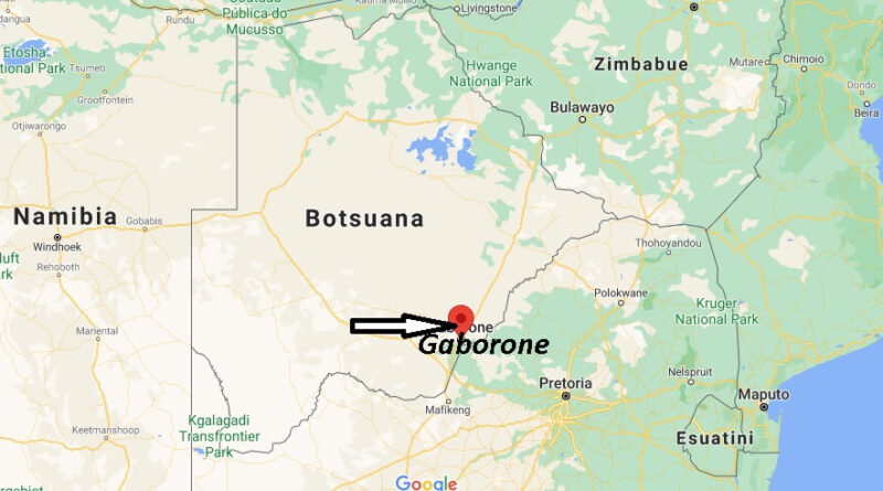 ¿Dónde está Gaborone