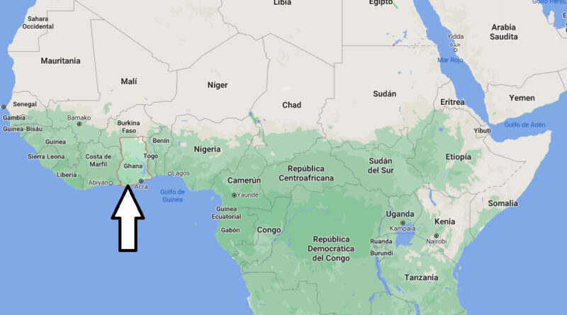 ¿Dónde está Ghana
