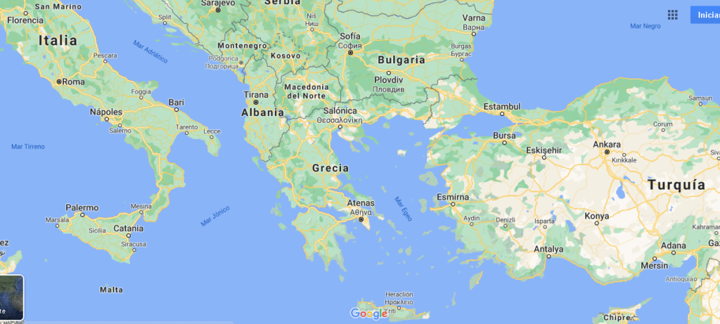 ¿Dónde está Grecia en el mapa del mundo