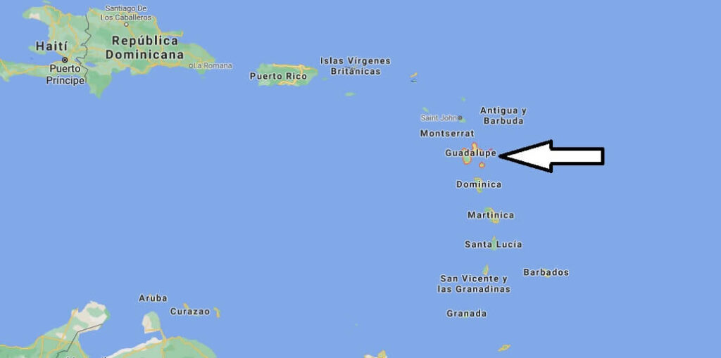 ¿Dónde está Guadeloupe
