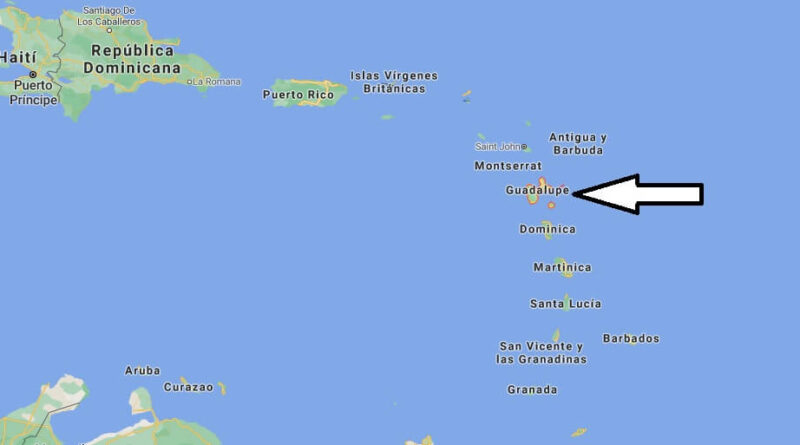 ¿Dónde está Guadeloupe