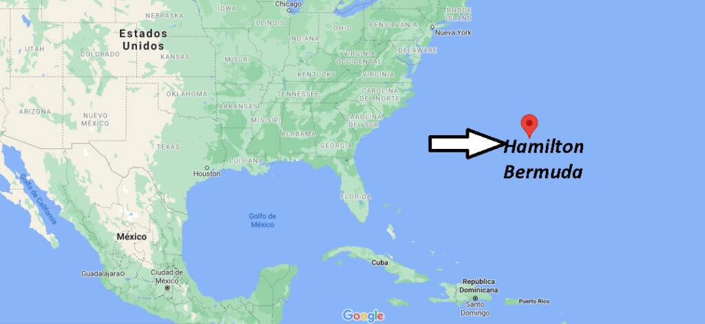 ¿Dónde está Hamilton, Bermuda
