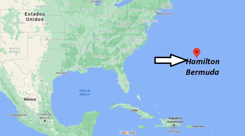 ¿Dónde está Hamilton, Bermuda