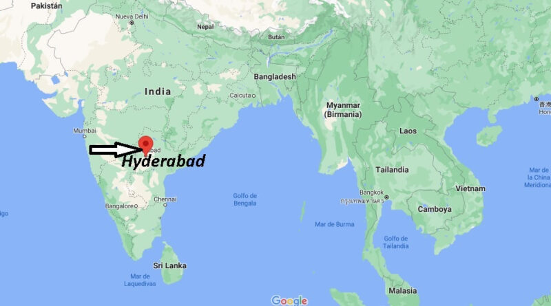 ¿Dónde está Hyderabad