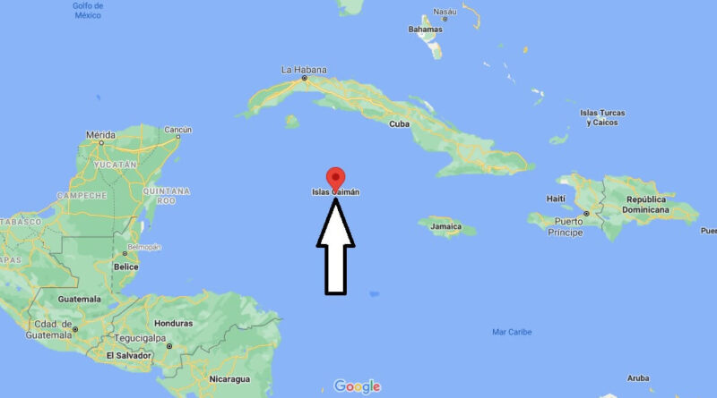 ¿Dónde está Islas Caimán