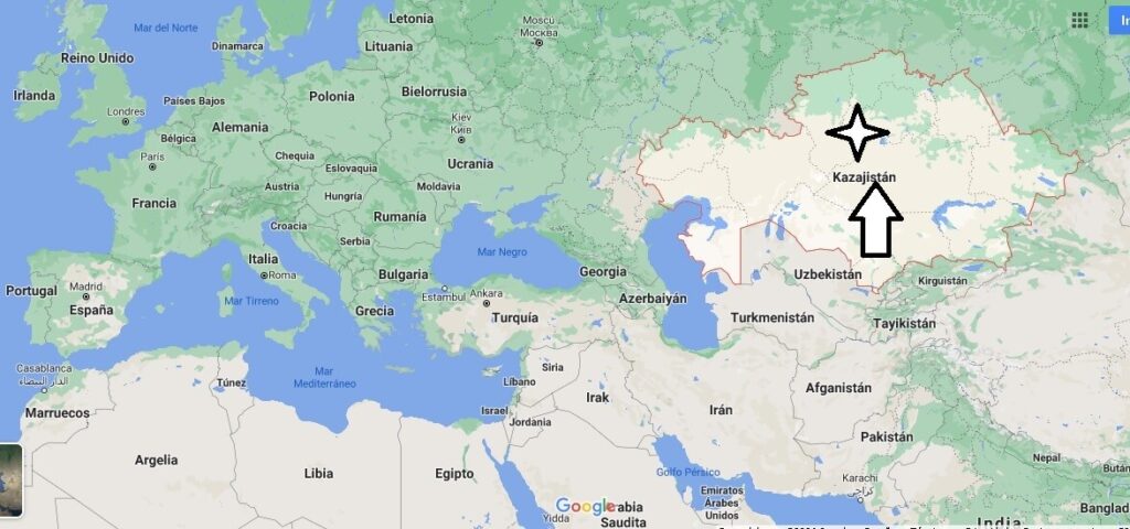 ¿Dónde está Kazajistán