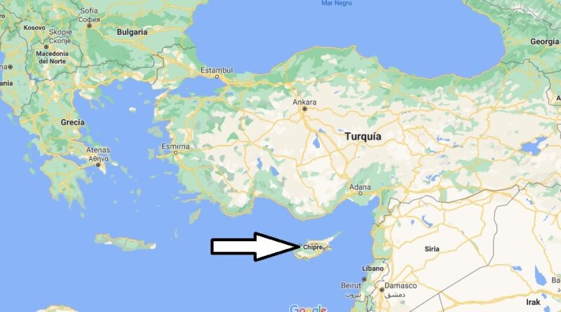 ¿Dónde está La isla de Chipre