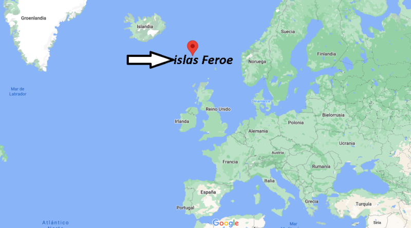 ¿Dónde está Las islas Feroe