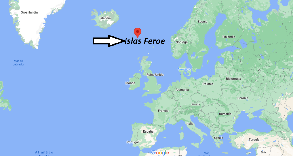 ¿Dónde está Las islas Feroe