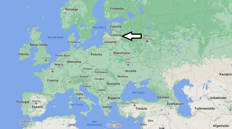 ¿Dónde está Letonia
