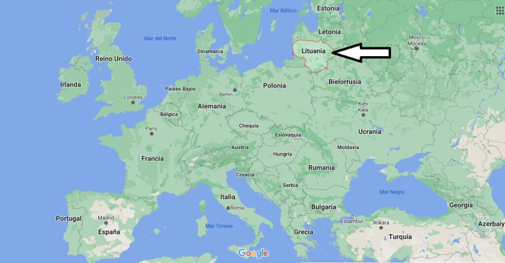 ¿Dónde está Lituania