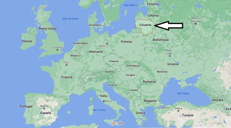 ¿Dónde está Lituania