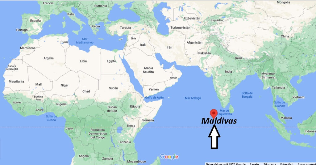 ¿Dónde está Maldivas