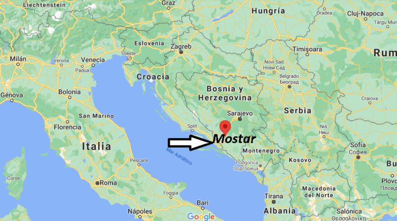¿Dónde está Mostar