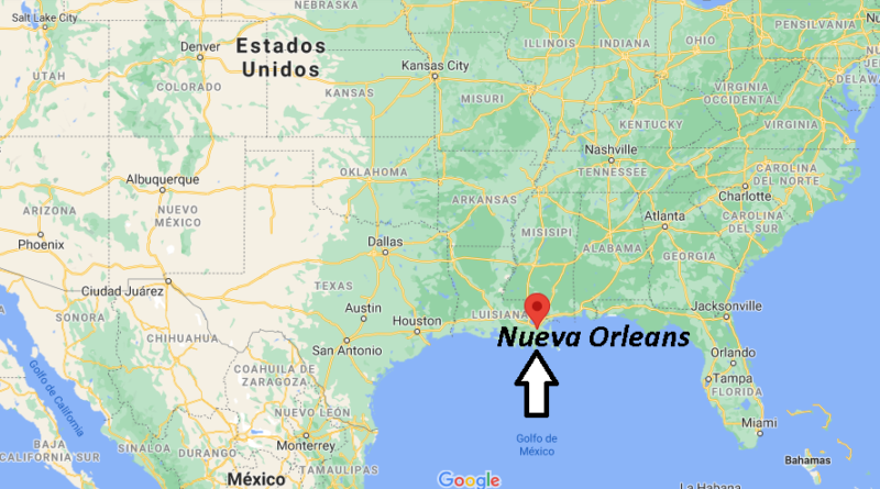 ¿Dónde está Nueva Orleans Luisiana