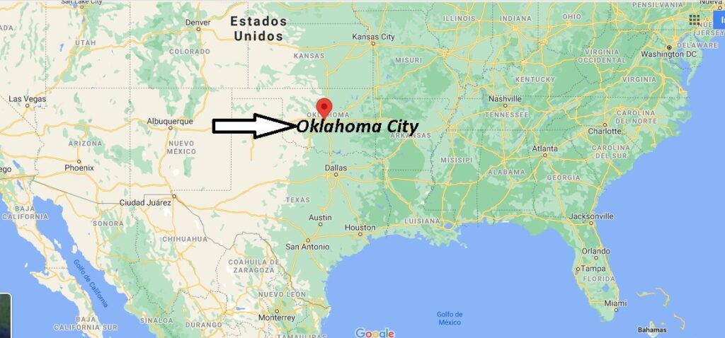 ¿Dónde está Oklahoma City