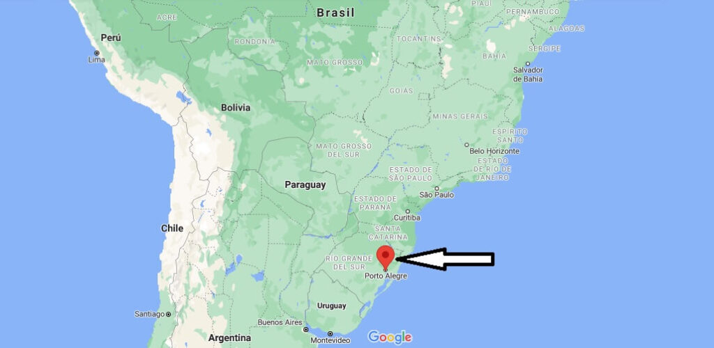 ¿Dónde está Porto Alegre