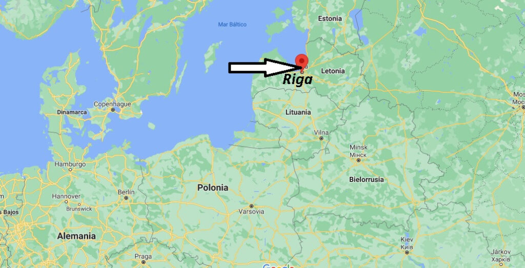 ¿Dónde está Riga