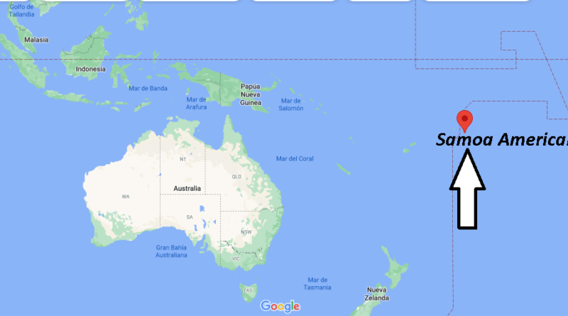 ¿Dónde está Samoa Americana