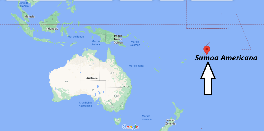 ¿Dónde está Samoa Americana